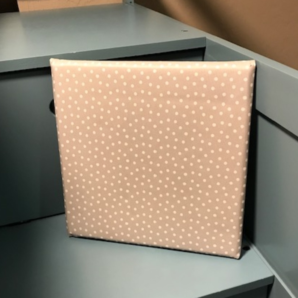Thirty-One Wall Pinboard Taupe Dancing Dot